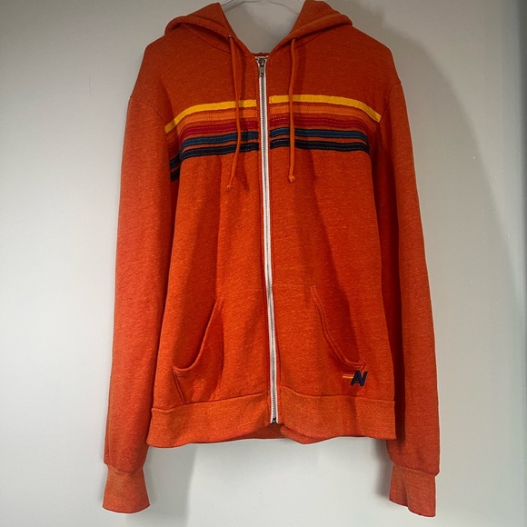 Aviator Nation Tops - Aviator Nation 5 Stripe Zip Hoodie